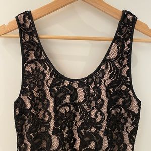 Black lace Wilfred/Aritzia mini dress